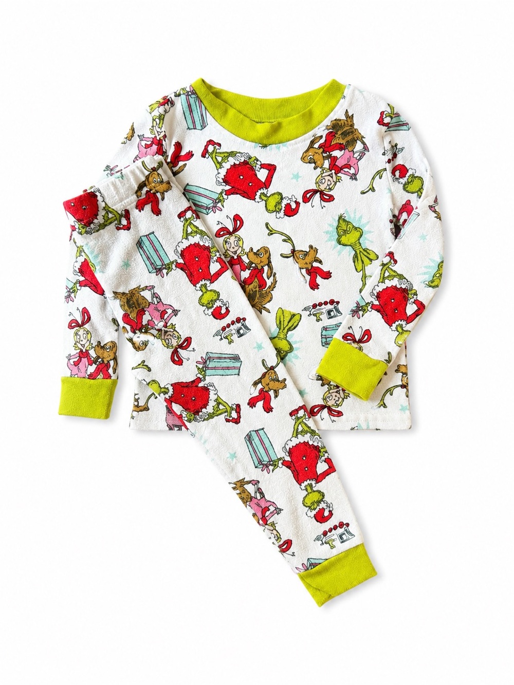 Dr. Seuss The Grinch 12M Christmas Pajama Set Cindy Lou Who Max Holida